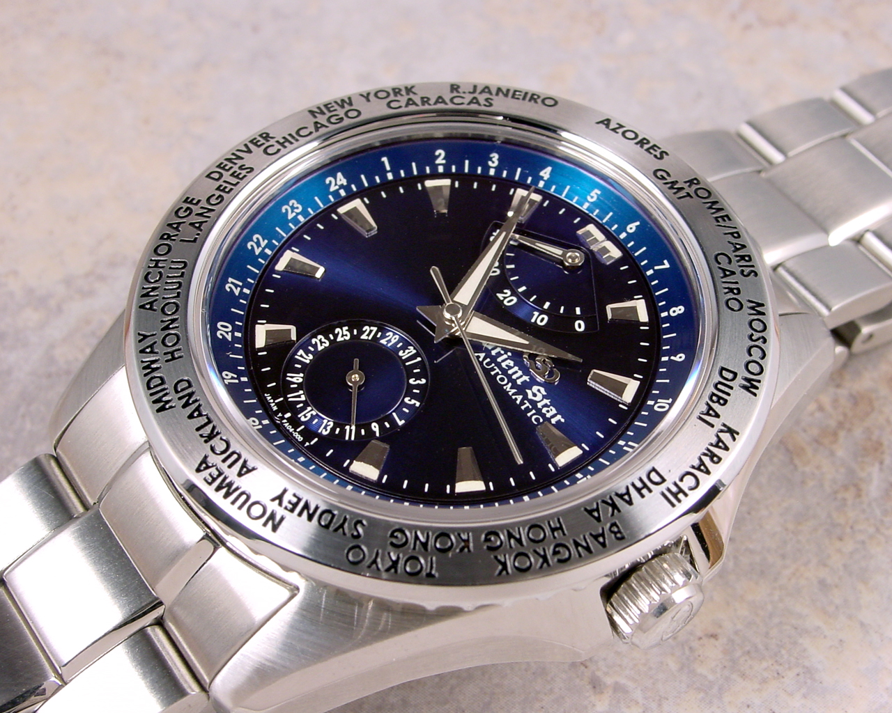 Orient star shop world time